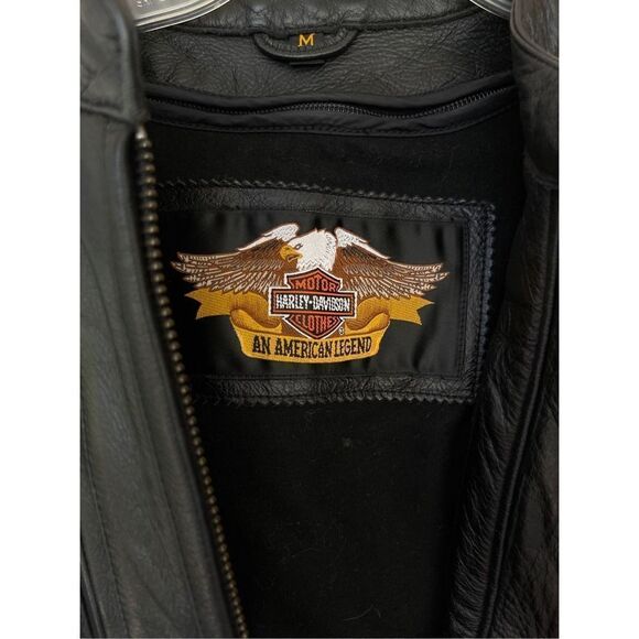 Harley Davidson Womens Riding Suit Leather Motorcycle Jacket & Pants Set Medium - Picture 9 of 16